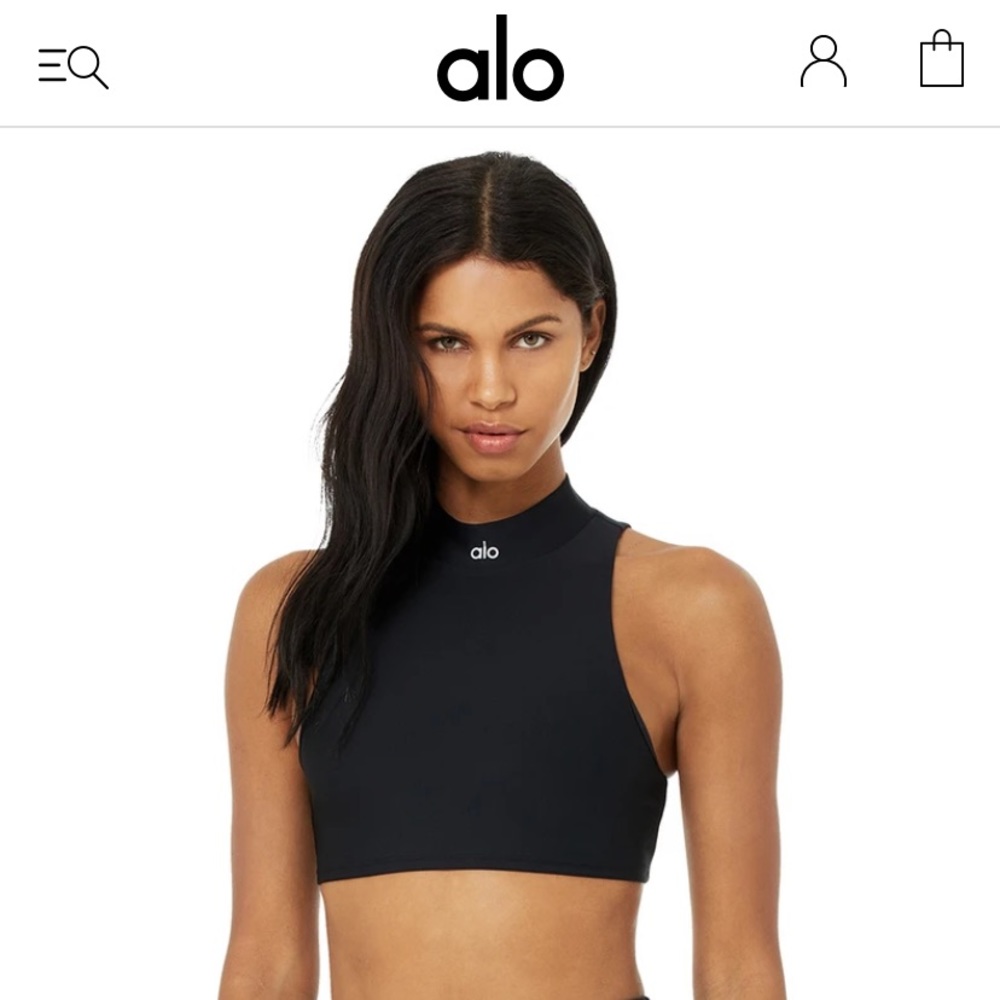 Alo Yoga Airlift Fuse Bra Black Small
